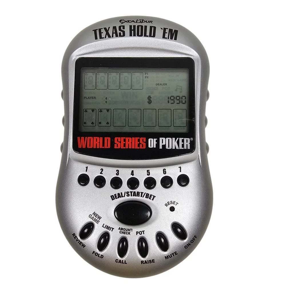 World Series of Poker‎ Electronic Texas Hold 'em Poker Handheld By Excalibur